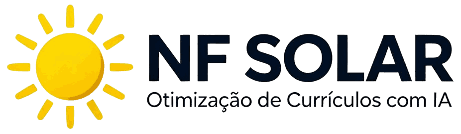 Logo NF Solar - Otimização de Currículos com IA